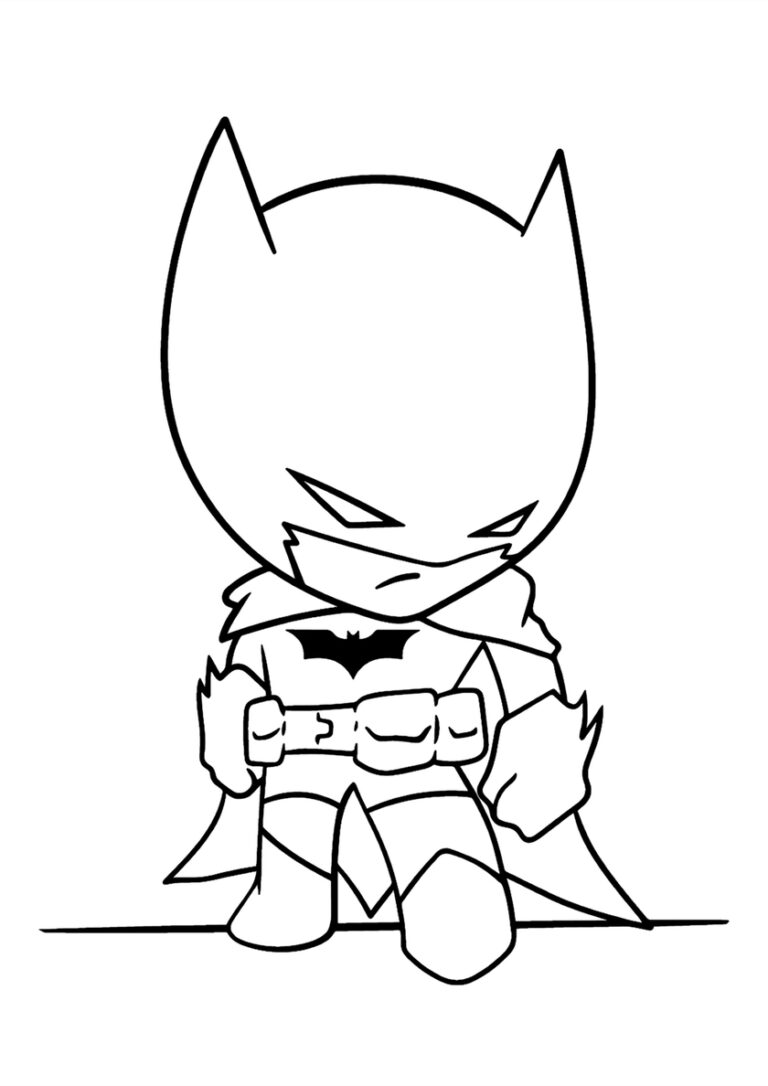 Бетмен раскраска 3
