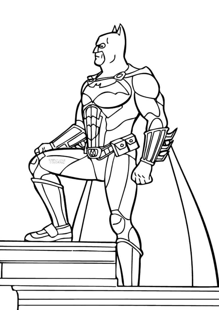 Бетмен раскраска 4