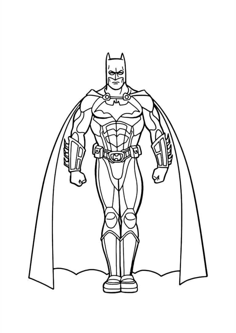 Бетмен раскраска 7