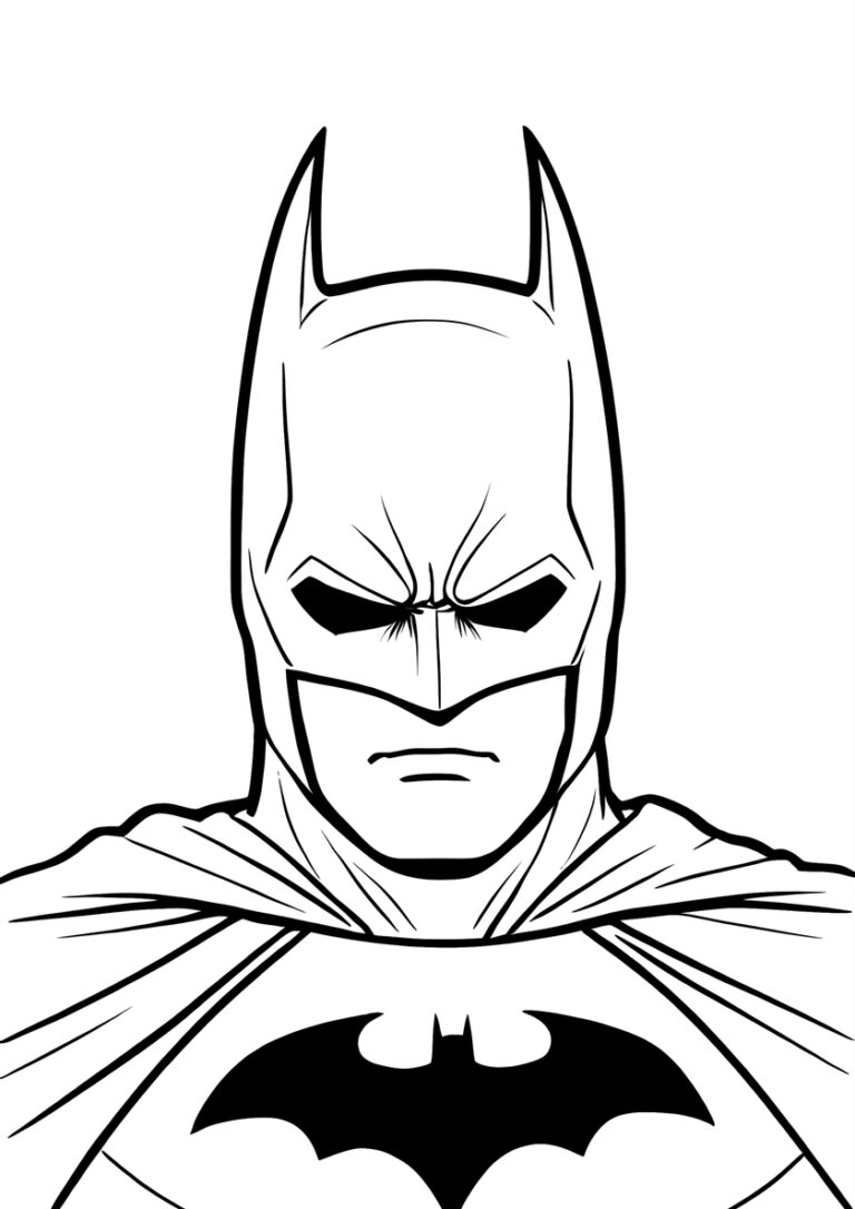 Бетмен раскраска 16