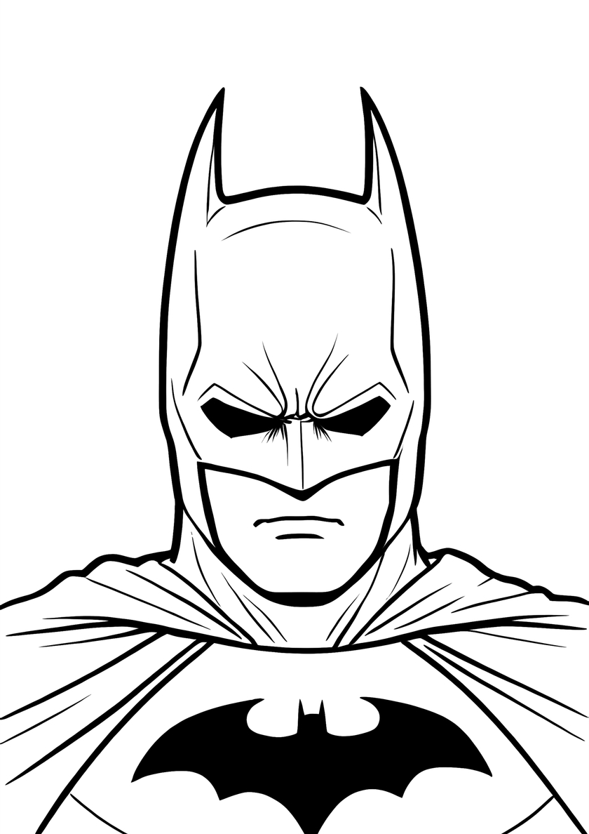 Бетмен раскраска 17
