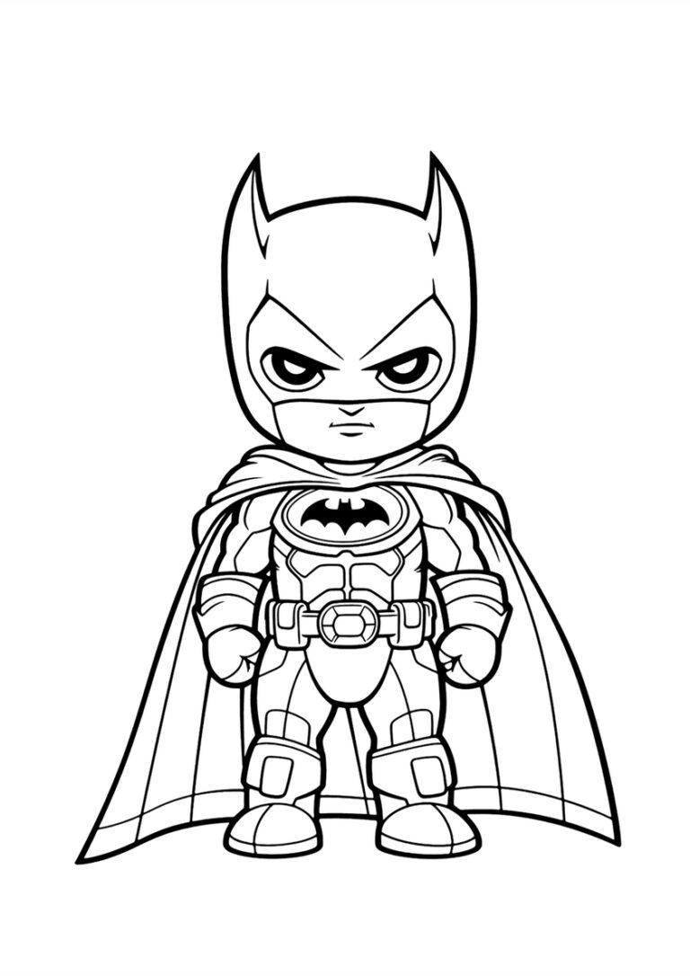 Бетмен раскраска 19