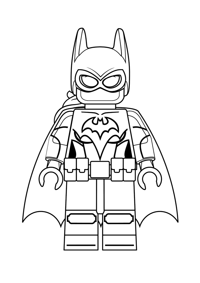 Бетмен раскраска 21