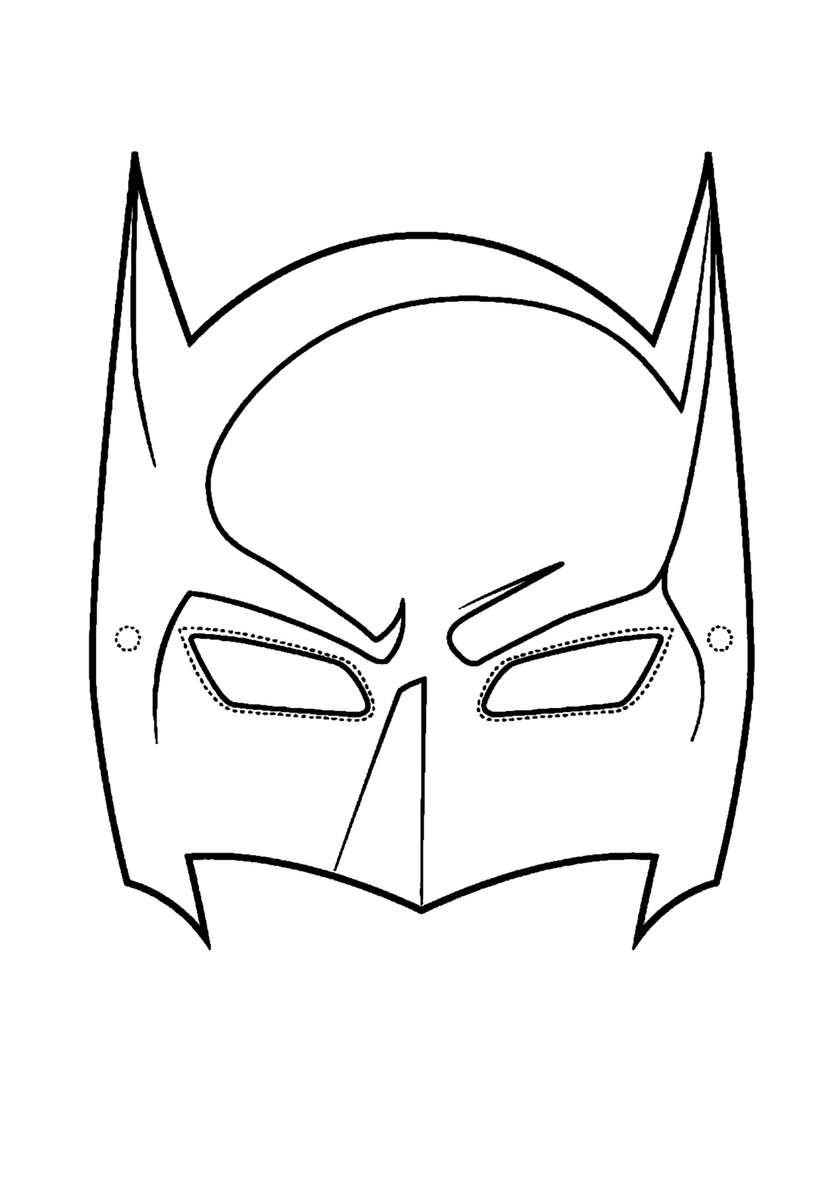 Бетмен раскраска 23