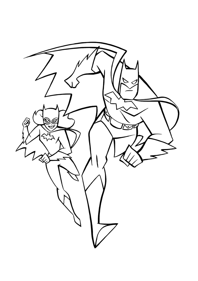 Бетмен раскраска 30