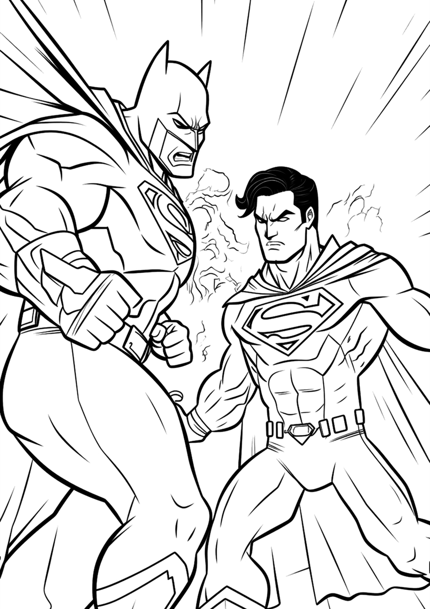 Бетмен раскраска 35