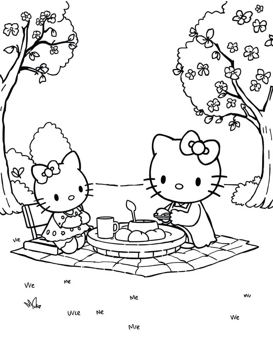 Раскраски: Хелло Китти — превью