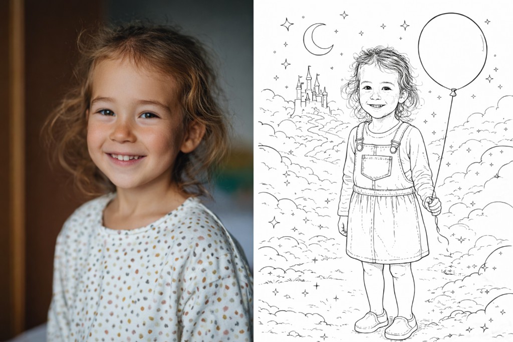 Пример готовой персональной раскраски